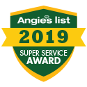 Angie’s List 2019 Super Service Award Badge